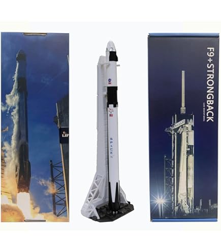 Amazon.com: wltk SpaceX Falcon 9 STRONGBACK 1/233 Diecast
